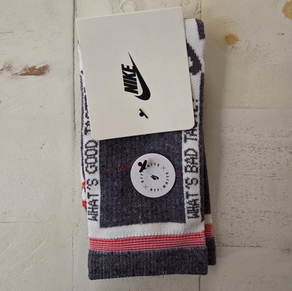 Off-White X Nike Crew Socks, Large